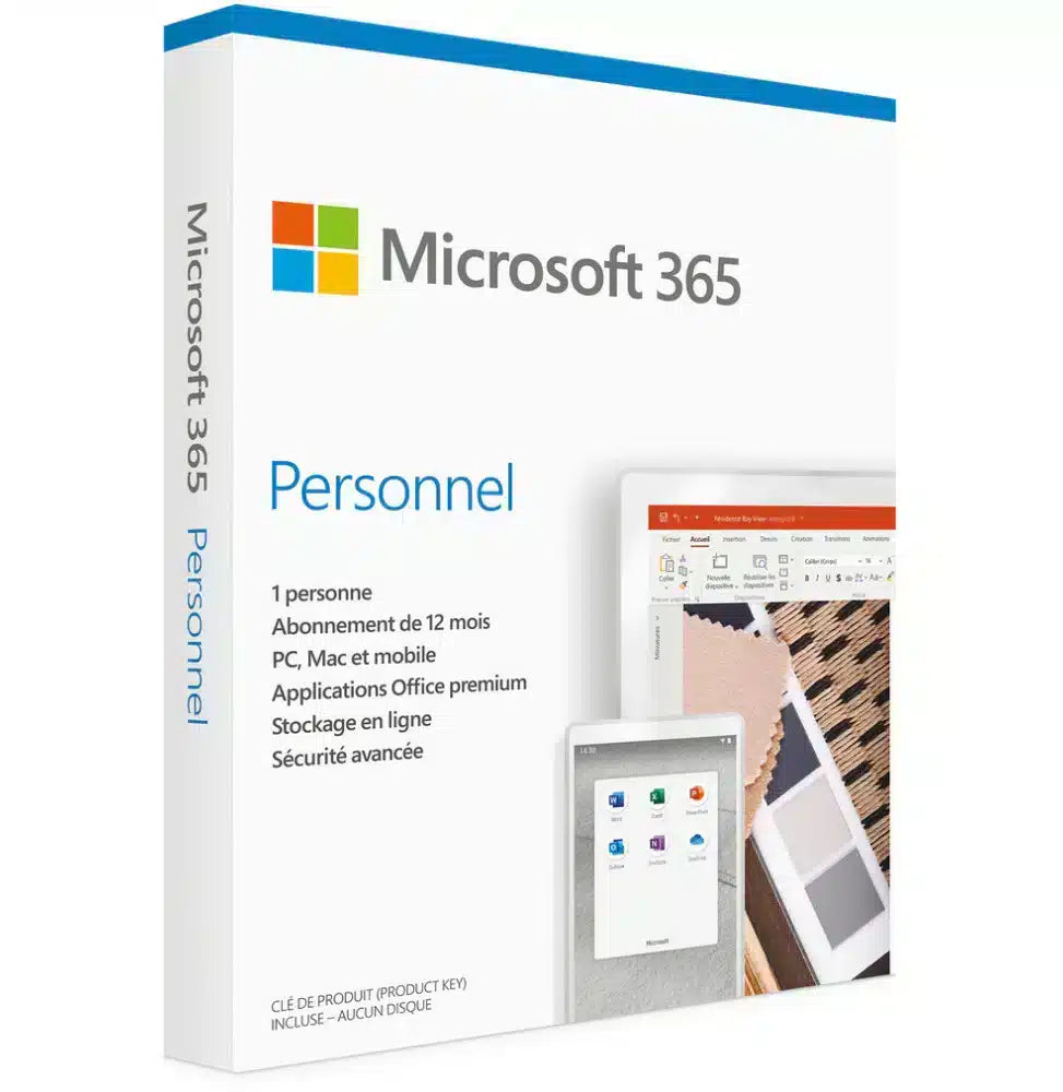 Microsoft 365 Personal Francais 1 An 1 Pc Qq2 01735 — Microsoft au Maroc | Connecto.ma
